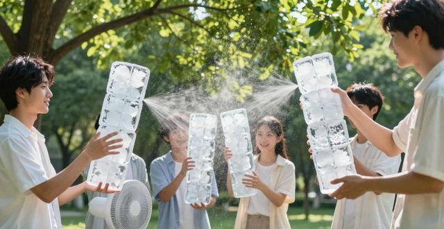 大冰块降温方法_白山夏季防暑降温大冰块_大冰块户外活动使用时长
